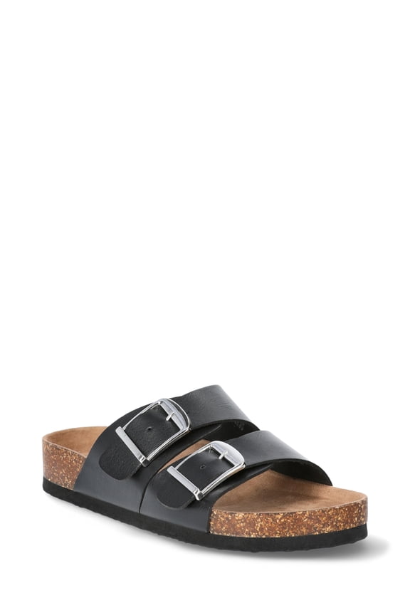 Women's Footbed Slide Sandals, Wide Width Available