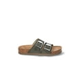 thumbnail image 1 of Time and Tru Women's Footbed Slide Sandals, Wide Width Available, 1 of 3