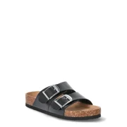 Time and Tru Womens Footbed Slide Sandals, Wide Width Available