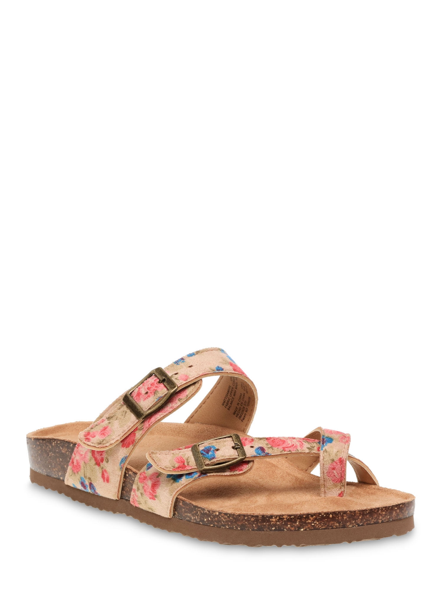 LP 25C Thong Slide Sandal Navy Blue Suede 208114 main image 0