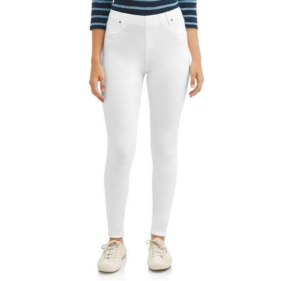 Time and Tru Women's Full Length Soft Knit Color Jeggings