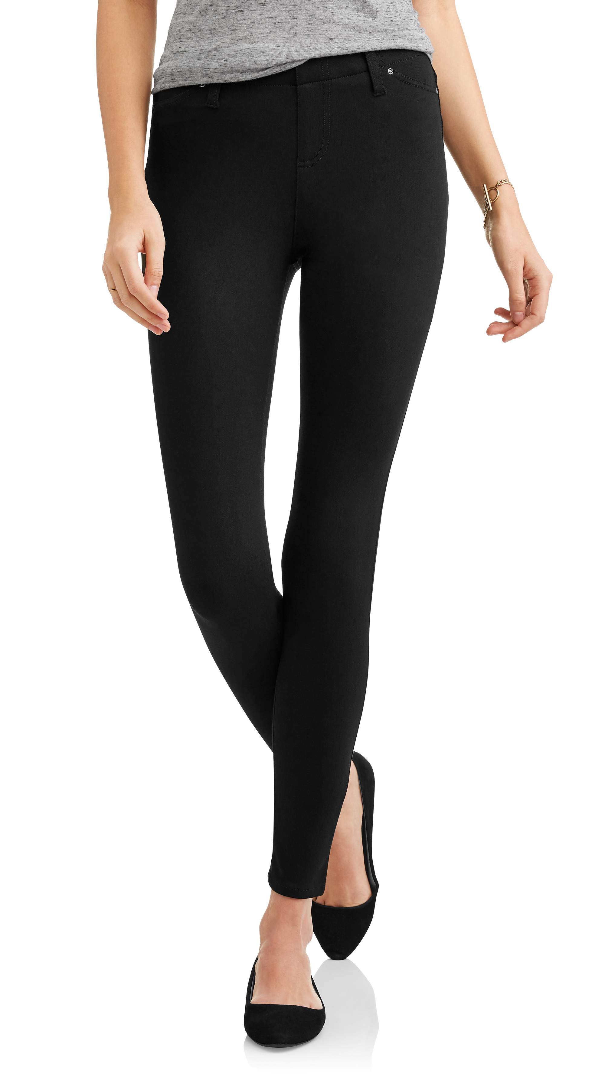 Time and Tru Women's Full Length Soft Knit Color Jeggings - image 1 of 5