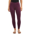 thumbnail image 1 of Time and Tru Women's Full Length Soft Knit Color Jeggings, 1 of 5