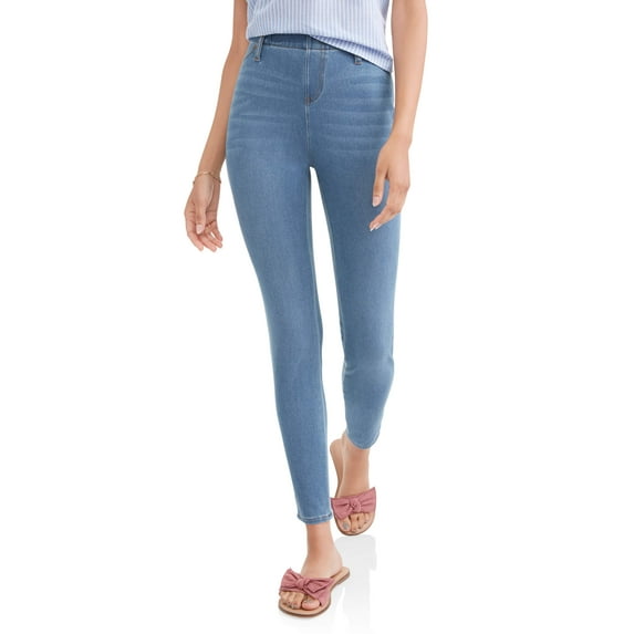 Time and Tru Women's Full Length Soft Knit Color Jeggings