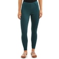thumbnail image 1 of Time and Tru Women's Full Length Soft Knit Color Jeggings, 1 of 5