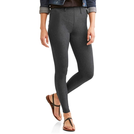 Time and Tru Women's Full Length Soft Knit Color Jeggings