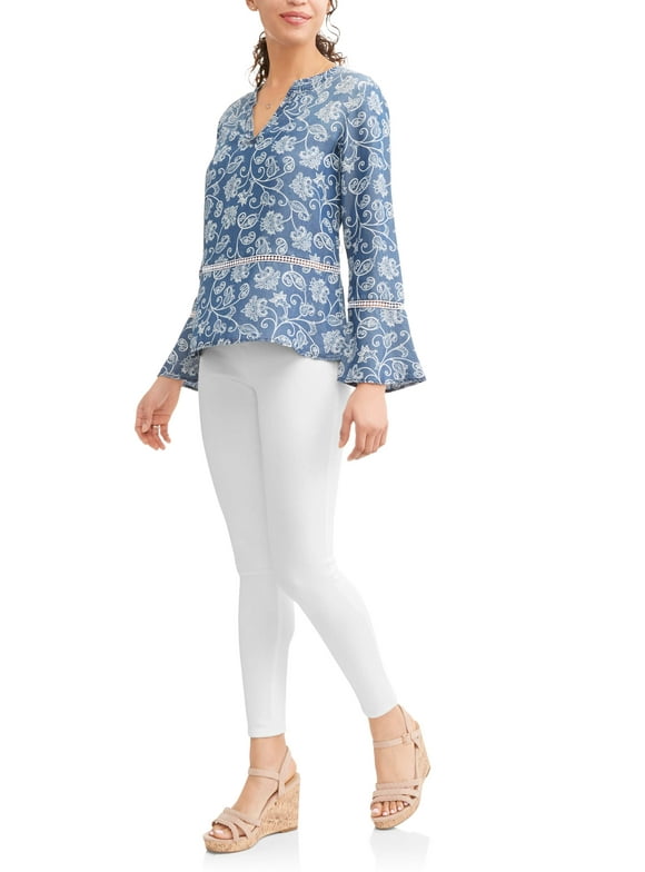Time and Tru Women's Full Length Soft Knit Color Jeggings