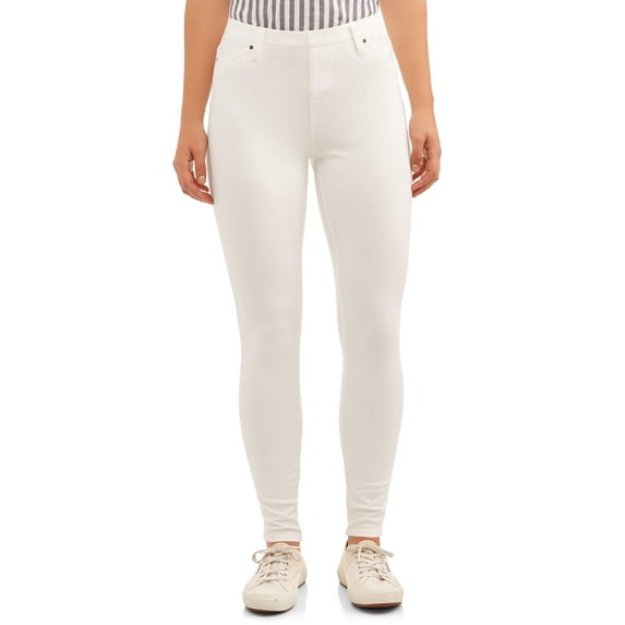 Time and Tru Women's Full Length Soft Knit Color Jeggings