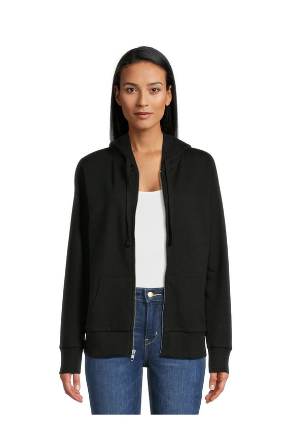 Women's Full Zip Fleece Jacket with Pockets, Sizes XS-XXXL