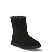Time and Tru Women's Genuine Suede Cozy Boots, Sizes 6-11