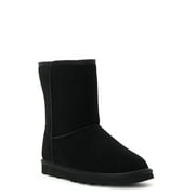 Time and Tru Women's Genuine Suede Boots, Wide Width Available