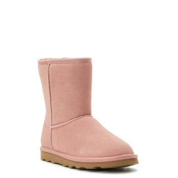 Time and Tru Women's Genuine Suede Boots, Wide Width Available