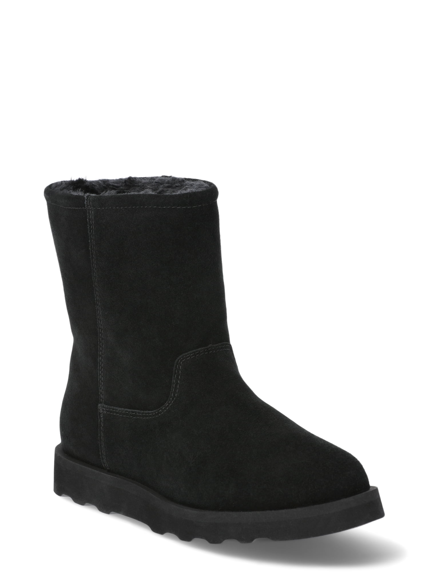 Time and Tru Women's Genuine Suede Cozy Boots