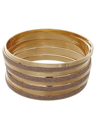 Jovati 4Pcs Dainty Gold Bracelet Set for Women Cuff Open Wire Bangle Wrap  Boho Crystal Rhinestones Bangles Layered Bracelets for teen Girls for