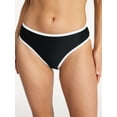 thumbnail image 1 of Time and Tru Women's and Women's Plus Size Go Time Mid Rise Bikini Bottoms, Sizes XS-3X, 1 of 5