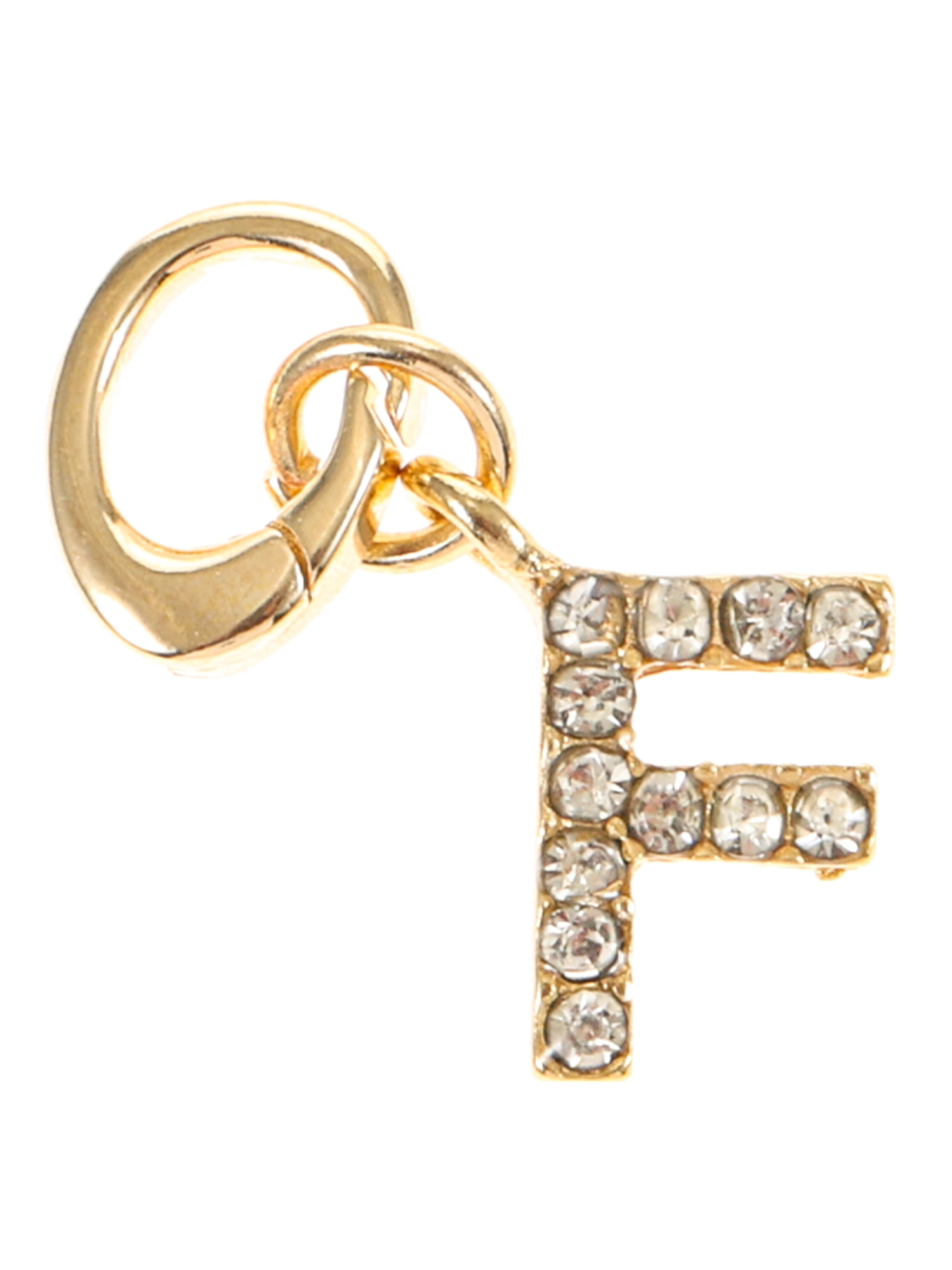 Time and Tru Women's Goldtone Initial Letter Charm, 1 Piece