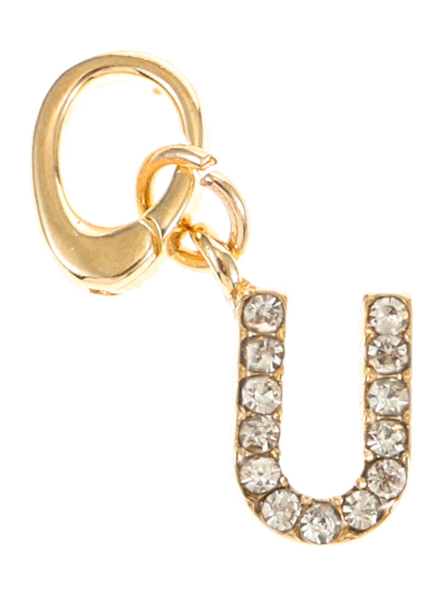 Time and Tru Women's Goldtone Initial Letter Charm, 1 Piece