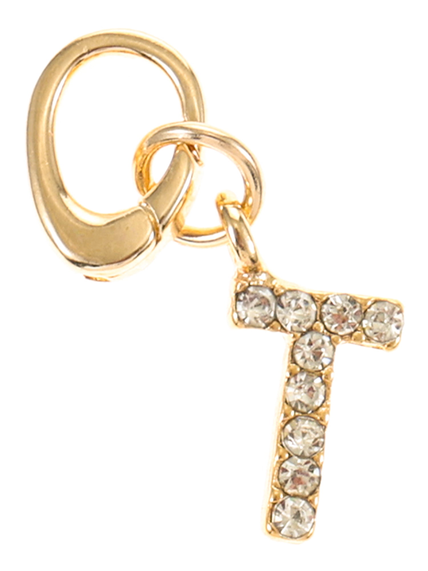 Time and Tru Women's Goldtone Initial Letter Charm, 1 Piece