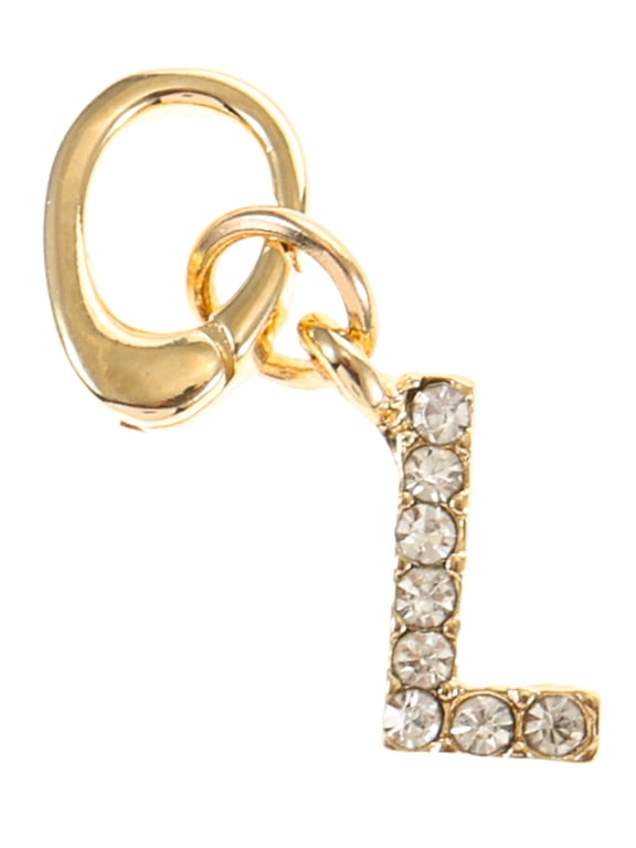 Women's Goldtone Initial Letter Charm, 1 Piece