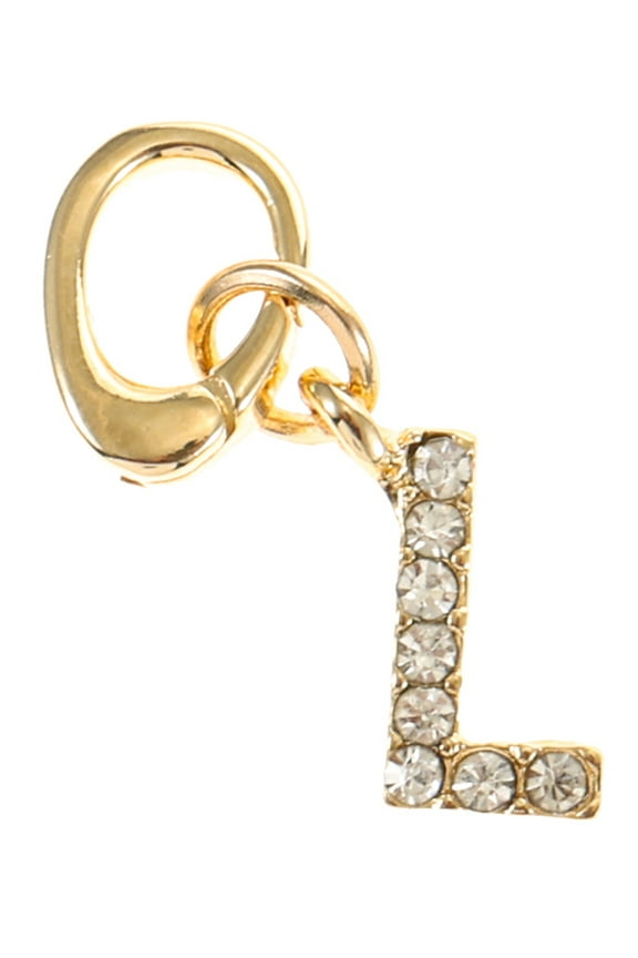 Women's Goldtone Initial Letter Charm, 1 Piece