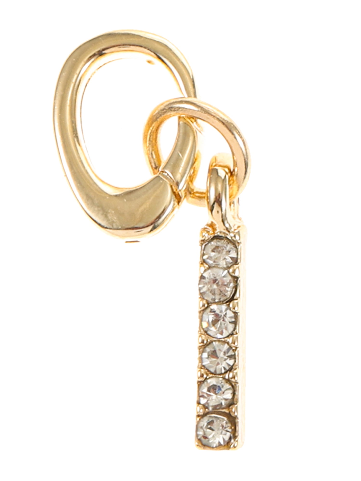 Time and Tru Women's Goldtone Initial Letter Charm, 1 Piece