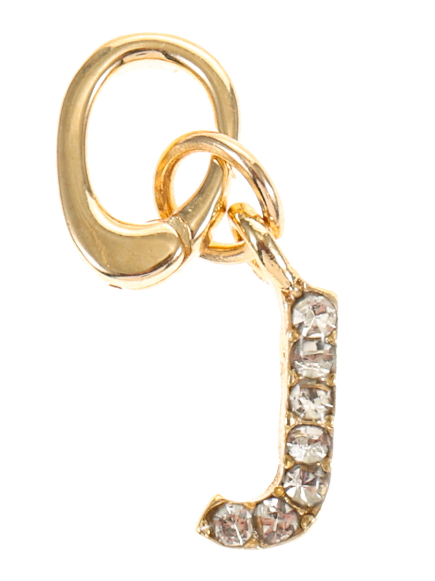 Time and Tru Women's Goldtone Initial Letter Charm, 1 Piece