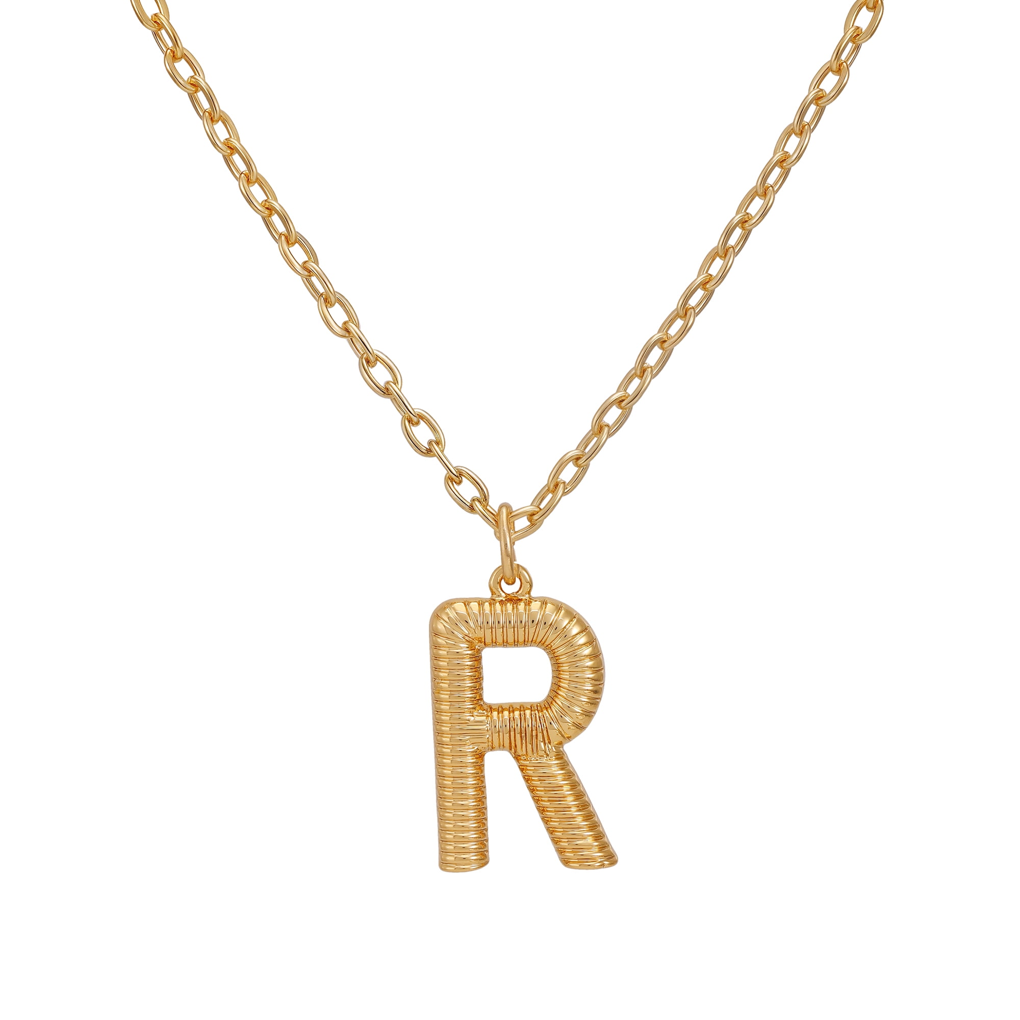Time and Tru Goldtone Initial K Necklace – Everyday Elegance