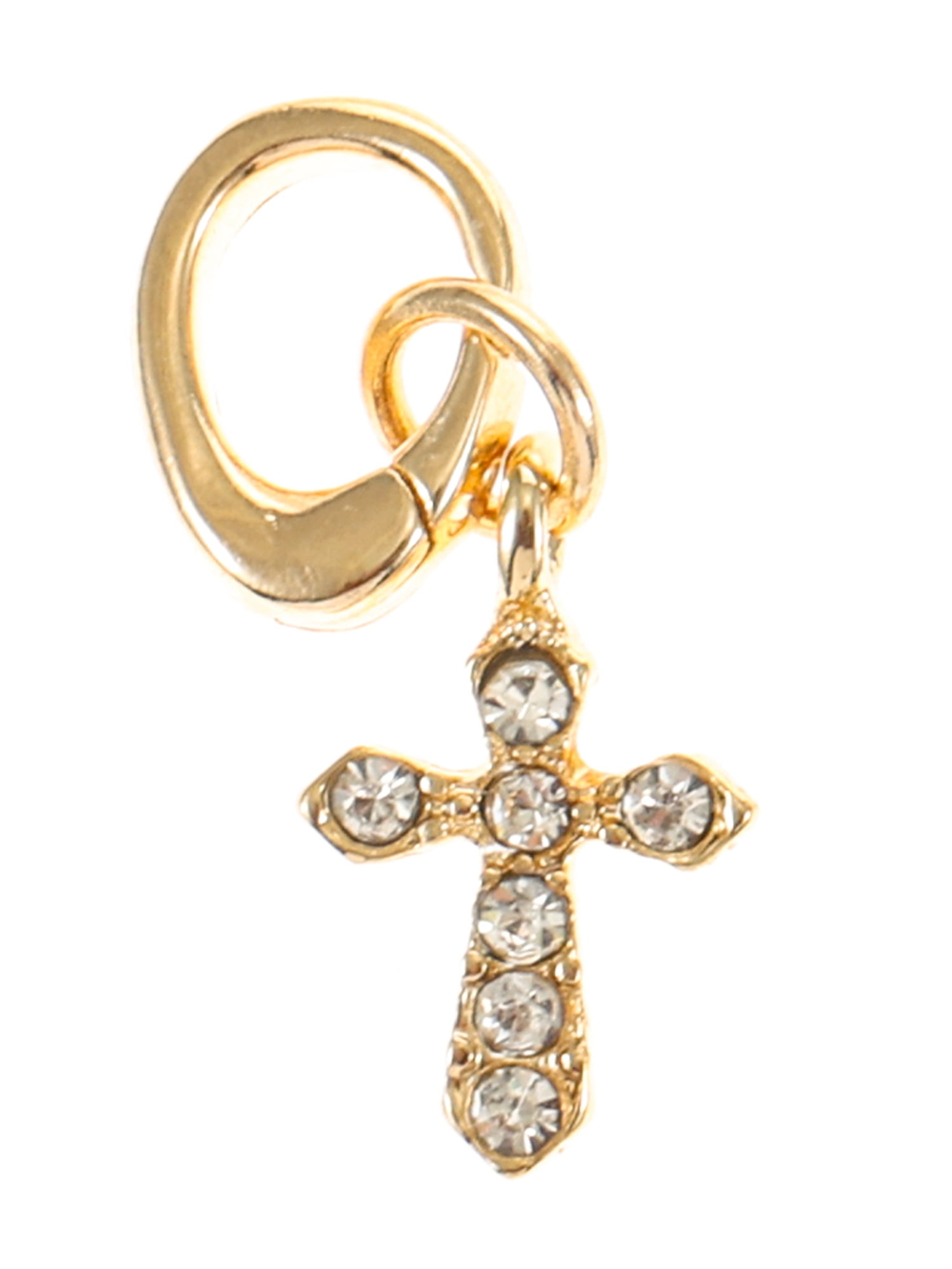 Time and Tru Women's Goldtone Religious Motif Charm, 1 Piece