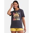 thumbnail image 1 of Time and Tru Women's Beatles Here Comes the Sun Graphic Tee, Sizes XS-XXXL, 1 of 5