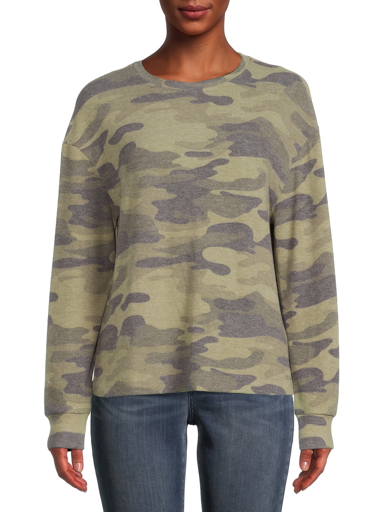 Long Sleeve Hacci Wind Crew Neck