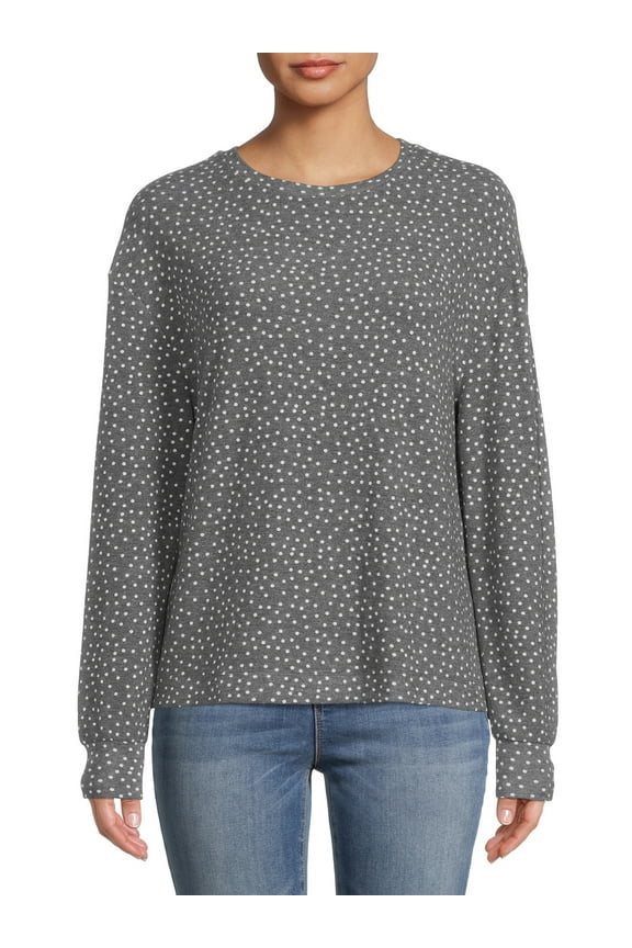 Women's Hacci Crew Neck Pullover