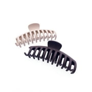 Women's Hair Claw Clip 2-Pack, Brown