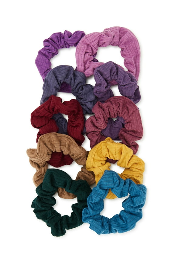 Women's Hair Ties, 10-Pack, Jewel