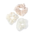 thumbnail image 1 of Time and Tru Women's Hair Ties, 3-Pack, Ivory, 1 of 4
