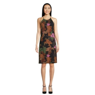Time and Tru Women's Halter Knit Dress, Sizes XS-XXXL