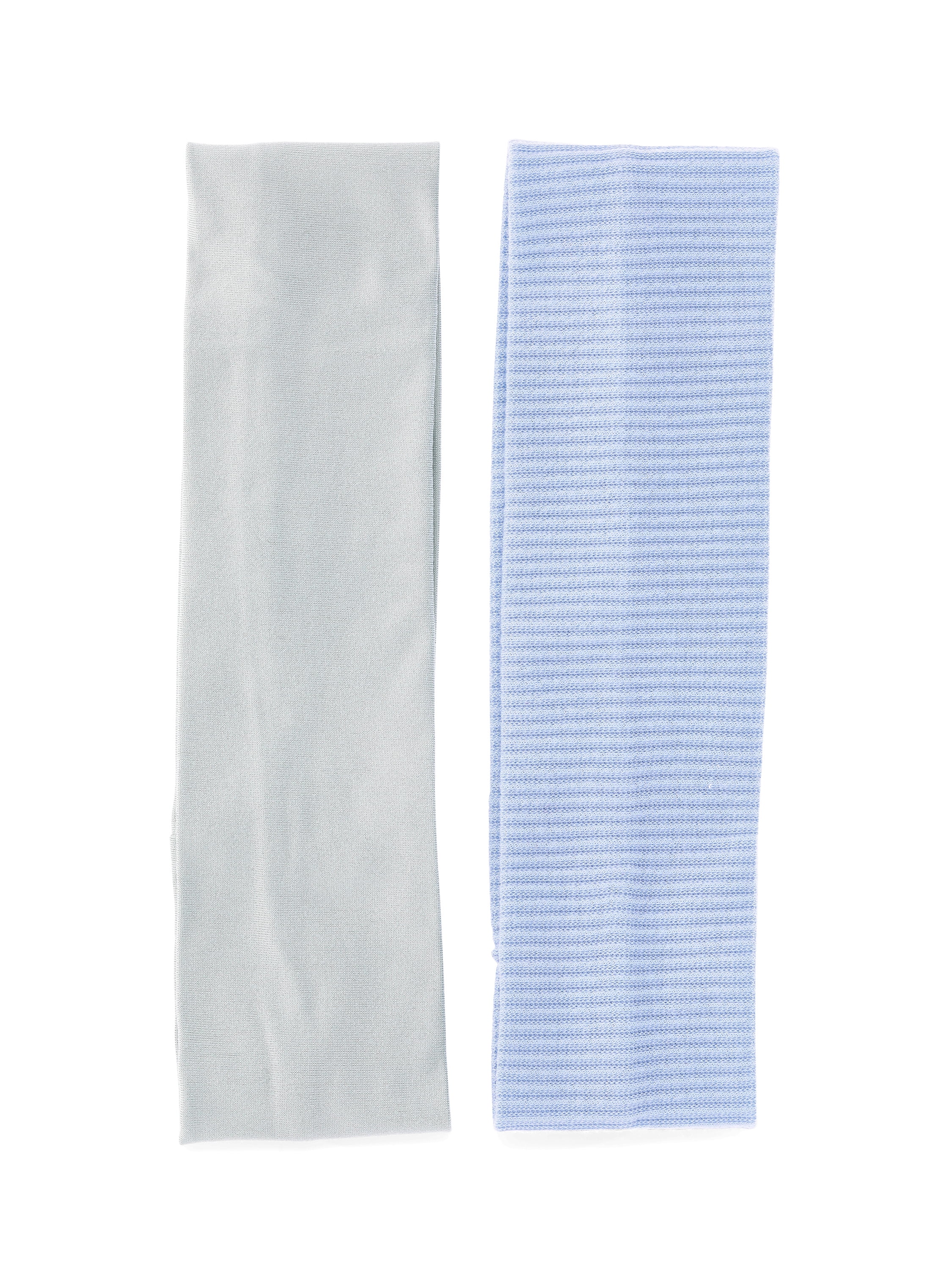 Time and Tru Women's 2-Pack Headwrap, Light Blue