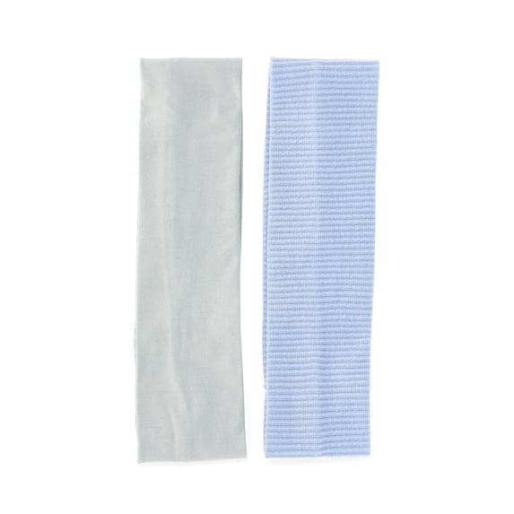 Time and Tru Women's 2-Pack Headwrap, Light Blue