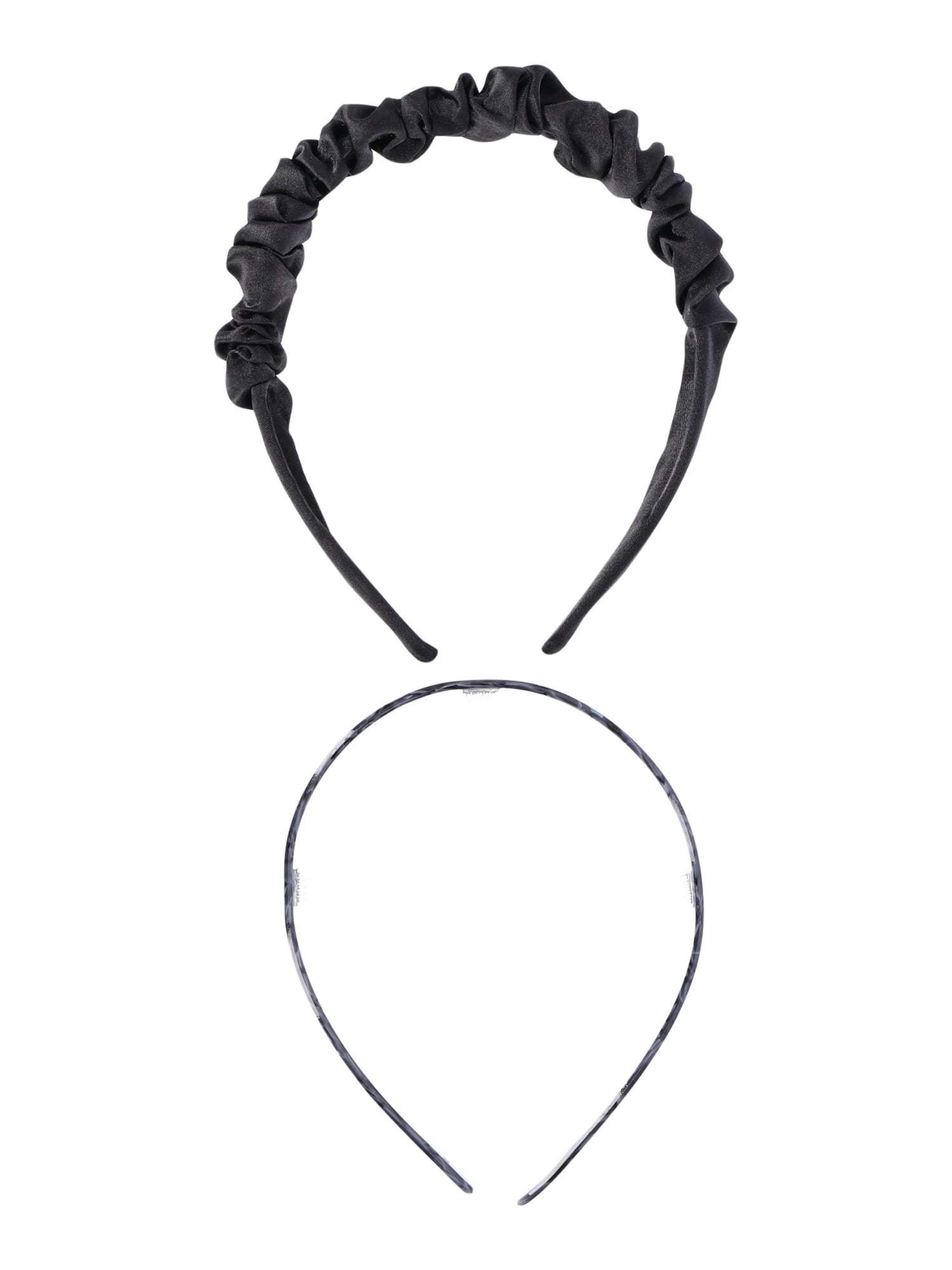 Women's Headband, 2 Pack, Black