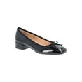 thumbnail image 1 of Time and Tru Women's String Bow Block Heel Ballet Shoes, Wide Width Available, 1 of 5