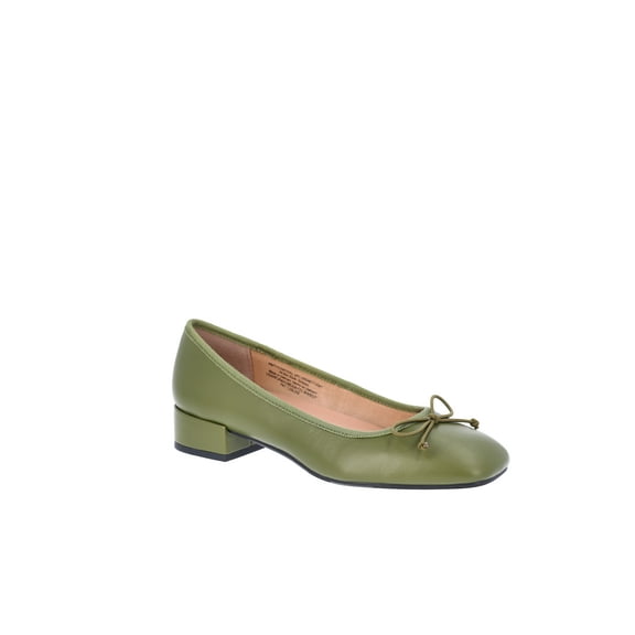 Time and Tru Women's Block Heel Ballet Shoes