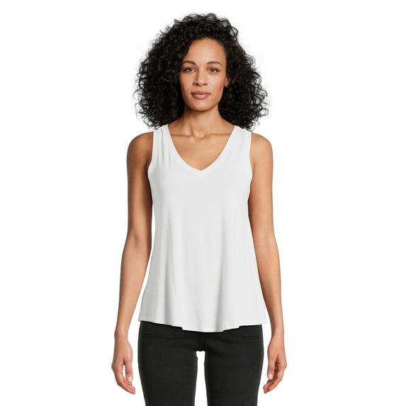 Time and Tru Women's Hi-Low Tank Top, Sizes S-XXXL