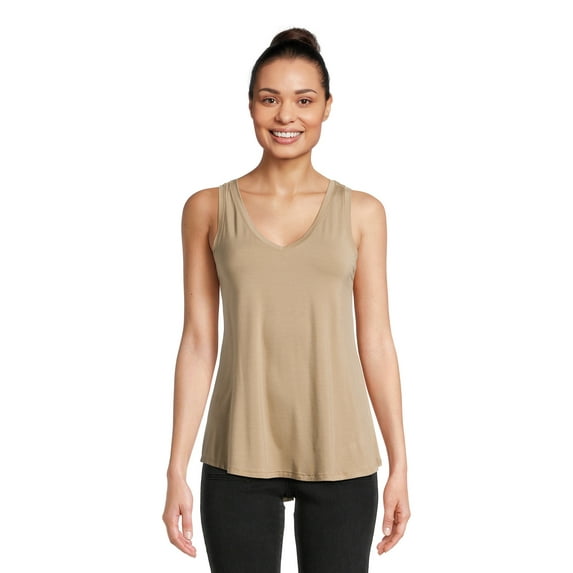 Time and Tru Women's Hi-Low Tank Top, Sizes S-XXXL