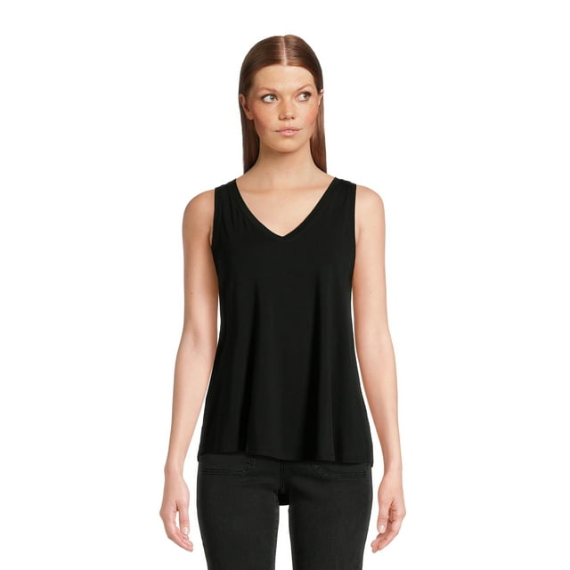 Time and Tru Women's Hi-Low Tank Top, Sizes S-XXXL