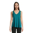 thumbnail image 1 of Time and Tru Women's Hi-Low Tank Top, Sizes S-XXXL, 1 of 5