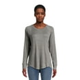 thumbnail image 1 of Time and Tru Women's High-Low Rib Tunic, 1 of 5