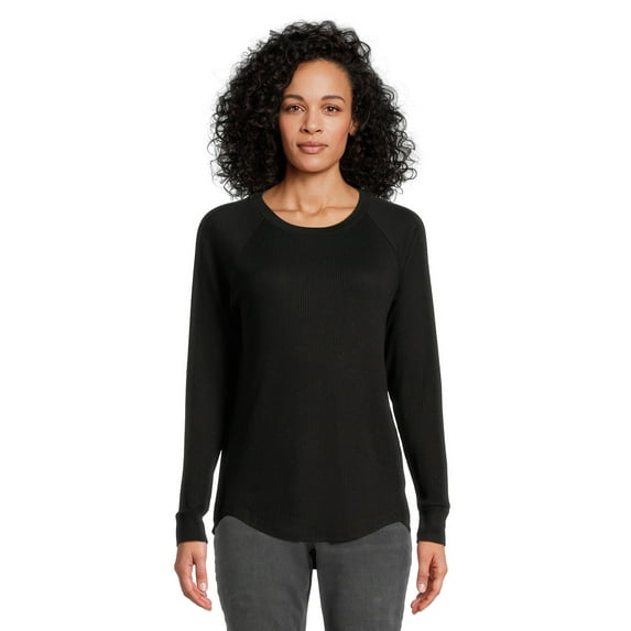 Time and Tru Women's High-Low Rib Tunic