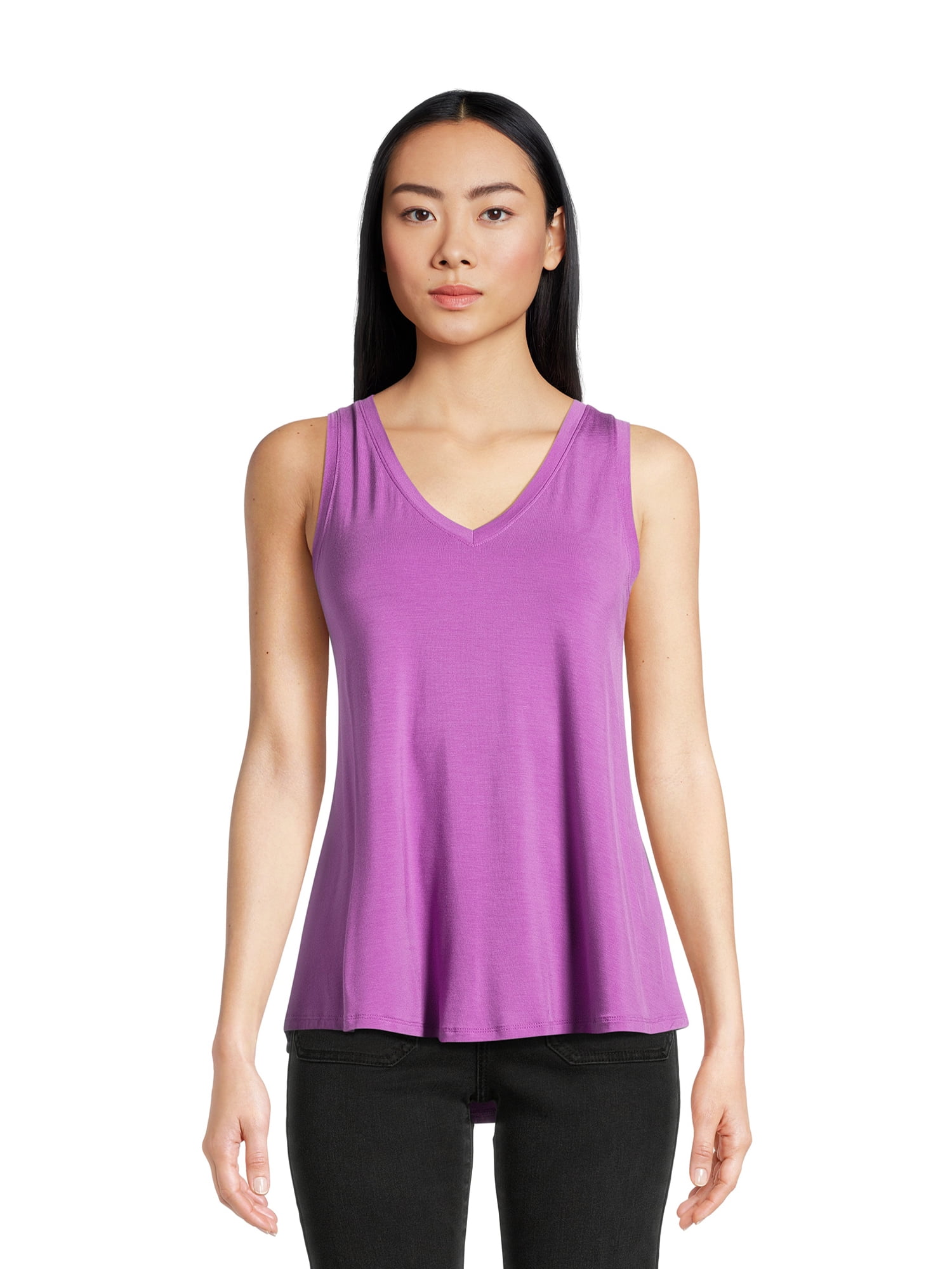 Time and Tru Women's High Low Tank Top, Sizes S-XXXL - Walmart.com