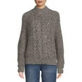 thumbnail image 1 of Time and Tru Women's High Neck Sweater, 1 of 5