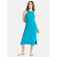 thumbnail image 1 of Time and Tru Women's High Neck Tank Dress, XS-XXXL, 1 of 4