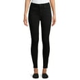 thumbnail image 1 of Time and Tru Women's High Rise 29" Inseam Skinny Jeans, 1 of 6